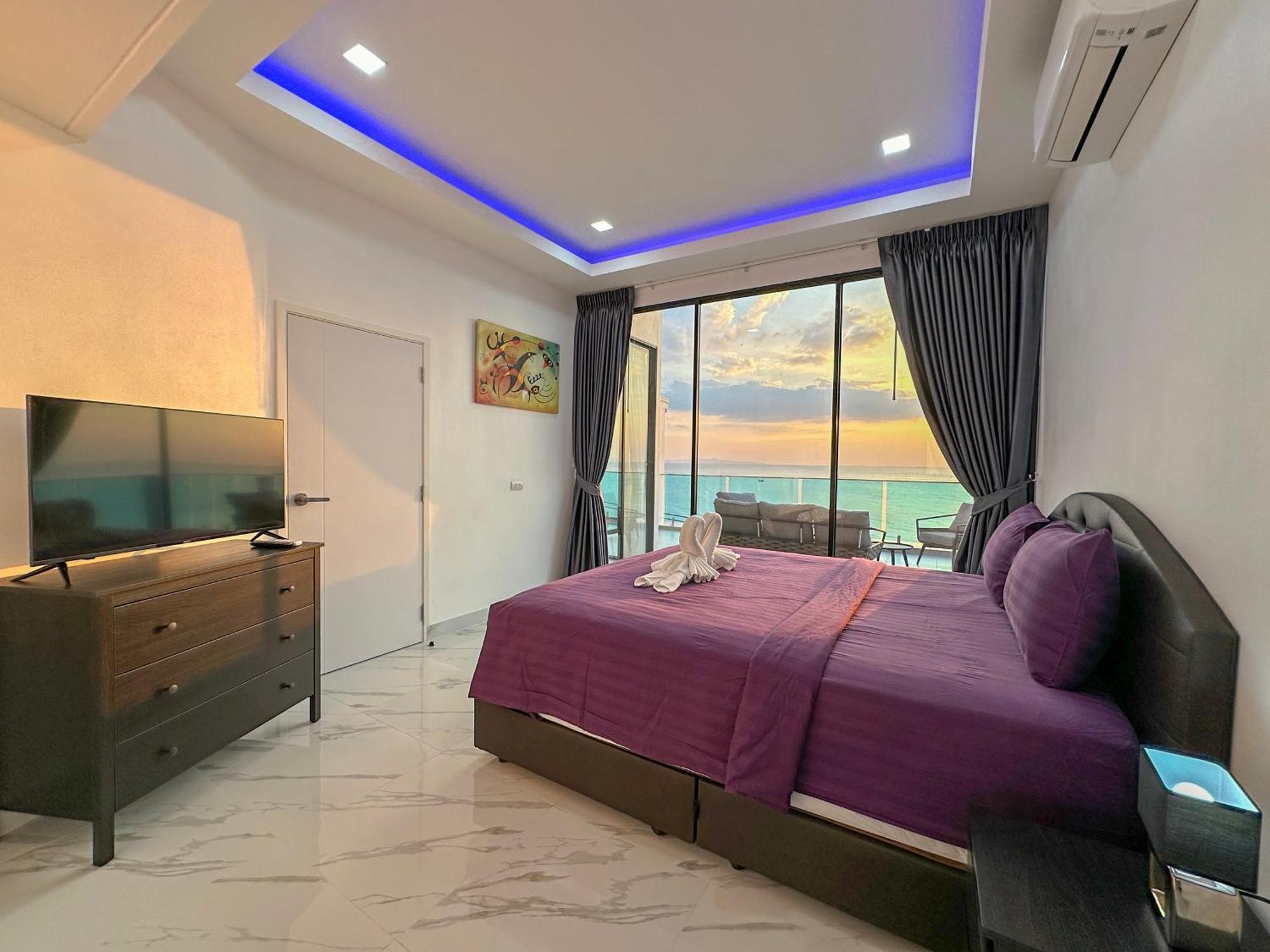 Stunning Beachfront View Luxurious Apartment 40 Jomtien Beach Exterior photo