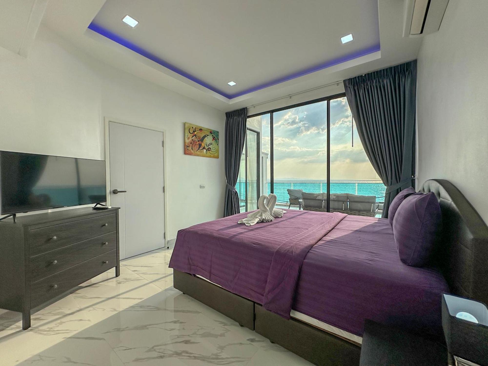 Stunning Beachfront View Luxurious Apartment 40 Jomtien Beach Exterior photo