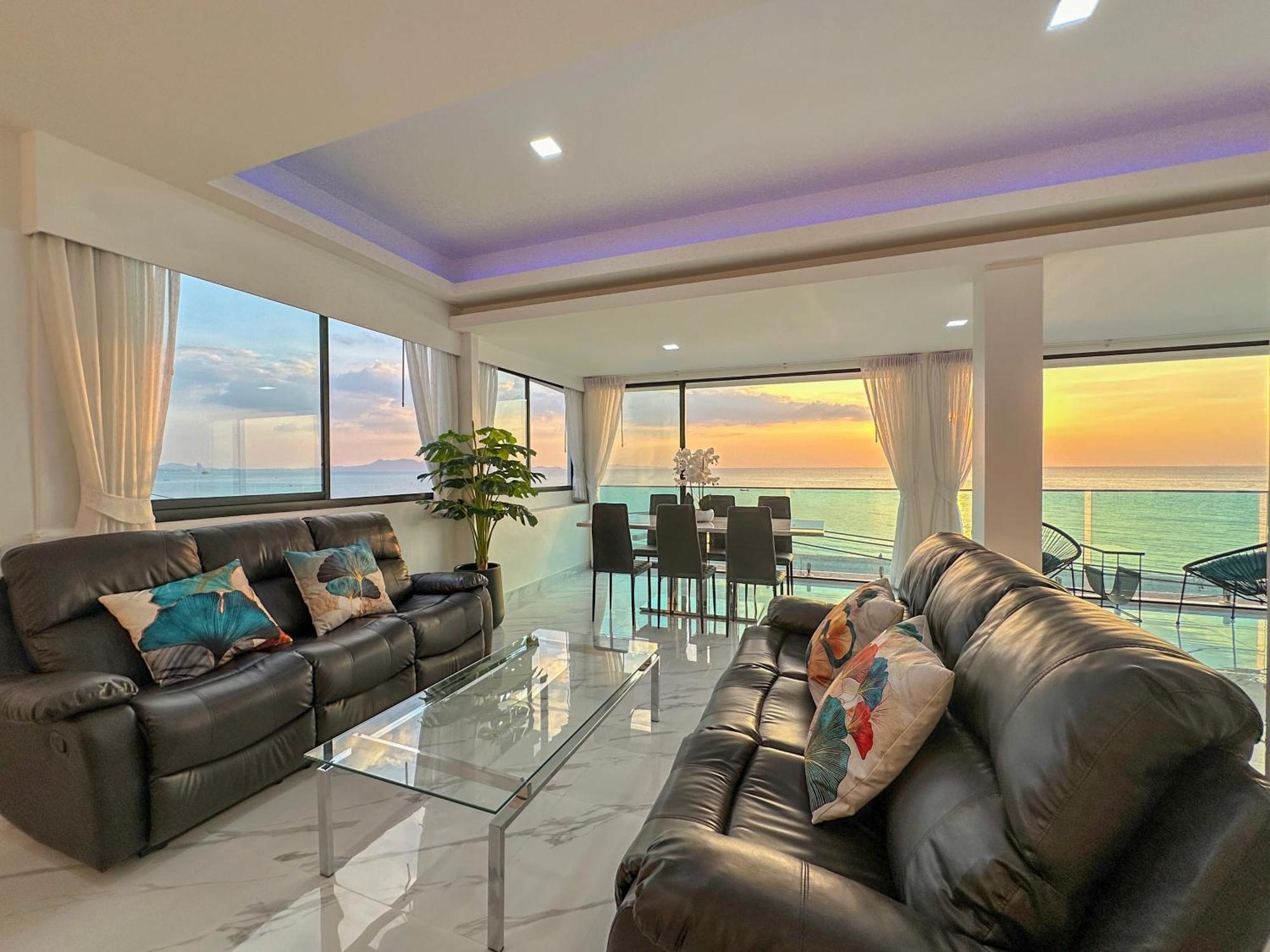 Stunning Beachfront View Luxurious Apartment 40 Jomtien Beach Exterior photo